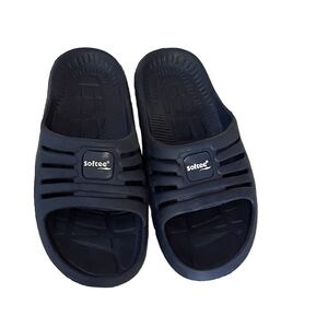 Softee Blue/White Sandals Sz 10 - 10 1/2 (44)